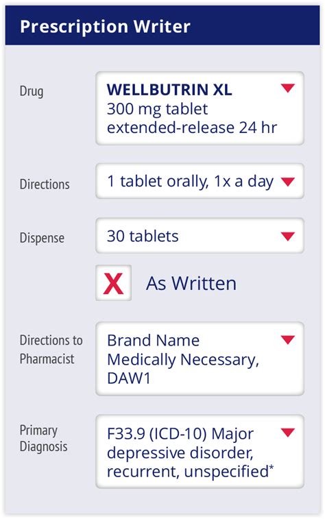 wellbutrin xl smart card